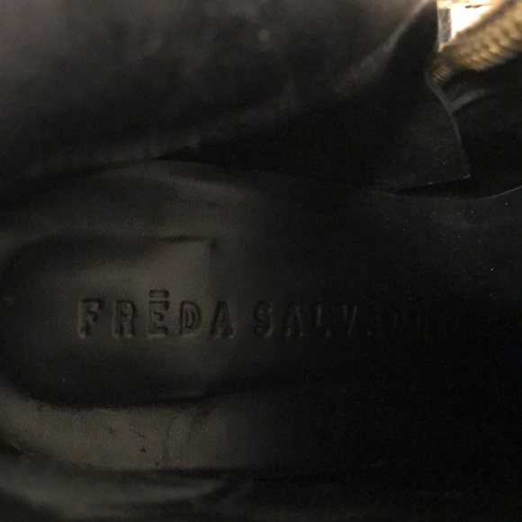 Freda Salvador Charm Snake and Croc Ankle Boots - Picture 12 of 12